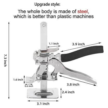 Portable Height Adjustable Lift Jack (Pack of - 1)