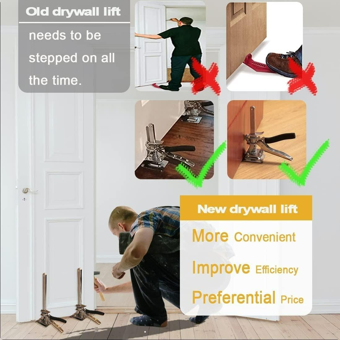 Portable Height Adjustable Lift Jack (Pack of - 1)