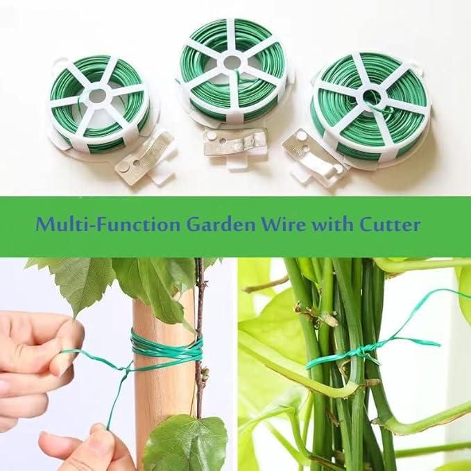 Gardening Twist Wire With Cutter (Pack of 2)