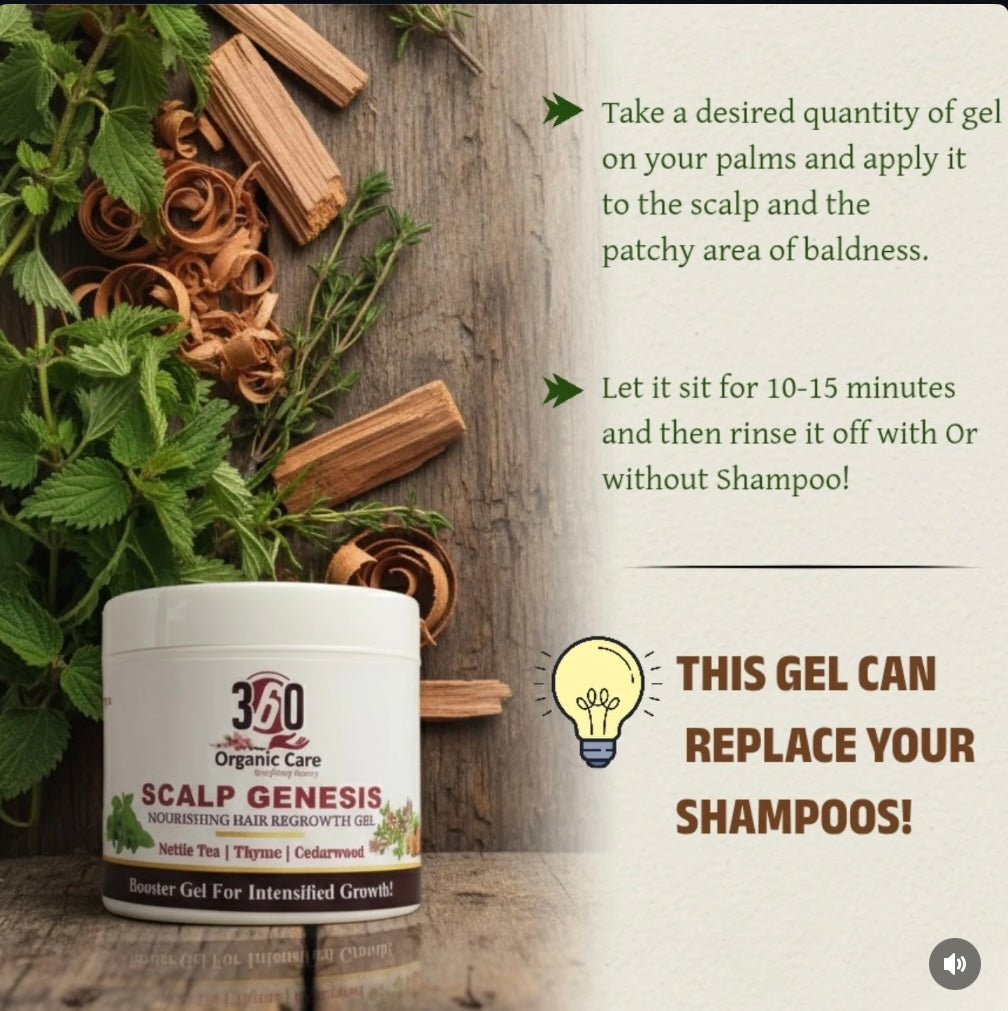 Scalp Genesis Hair Regrowth Booster Gel (pack of 1) 100gms