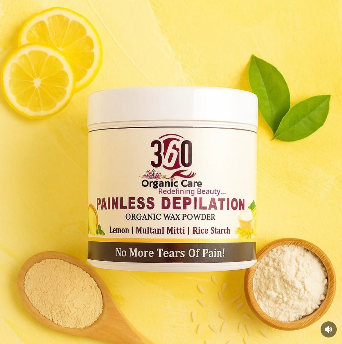 Painless Depilation Wax Powder (pack of 1) 100gms